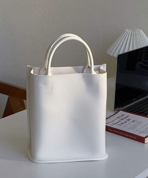 shopnikoniko（ショップニコニコ）の「巾着付き ハンドバッグ（ハンドバッグ・レディース・ベージュ/ブラック/ブラウン/ホワイト/ワイン・フリー）」の12枚目の写真
