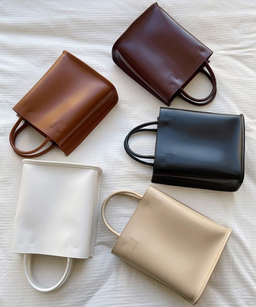 shopnikoniko（ショップニコニコ）の「巾着付き ハンドバッグ（ハンドバッグ・レディース・ベージュ/ブラック/ブラウン/ホワイト/ワイン・フリー）」の17枚目の写真