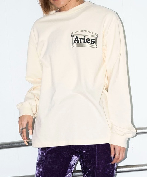 Ariesアリーズ Temple Ls Tee Tシャツ ロンT Ariesアリーズ Temple Ls Tee Tシャツ ロンT