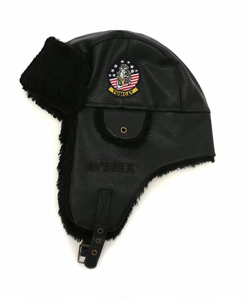 AVIREX（アヴィレックス）の「AVIREX　G-1 FLIGHT CAP（キャップ・メンズ・ブラウン/ブラック・FREE）」の4枚目の写真