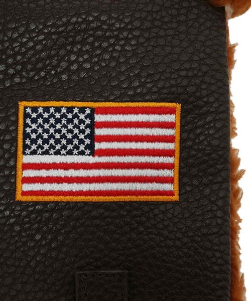 AVIREX（アヴィレックス）の「AVIREX　G-1 FLIGHT CAP（キャップ・メンズ・ブラウン/ブラック・FREE）」の12枚目の写真