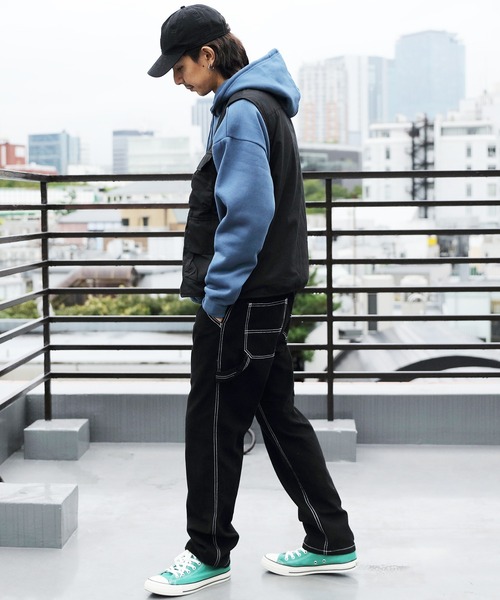 ８(eight)（エイト）の「WORLDLIVLET マルチポケットベスト（ベスト・メンズ・カーキ/ブラック・MEDIUM/X-LARGE/LARGE）」の9枚目の写真