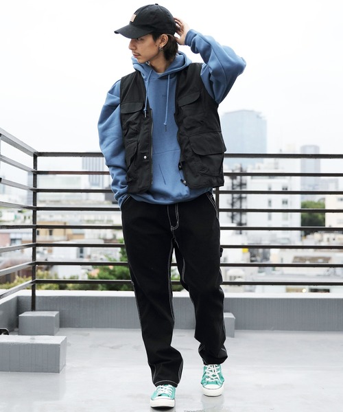 ８(eight)（エイト）の「WORLDLIVLET マルチポケットベスト（ベスト・メンズ・カーキ/ブラック・MEDIUM/X-LARGE/LARGE）」の11枚目の写真