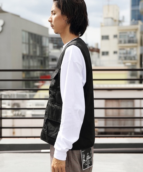 ８(eight)（エイト）の「WORLDLIVLET マルチポケットベスト（ベスト・メンズ・カーキ/ブラック・MEDIUM/X-LARGE/LARGE）」の18枚目の写真