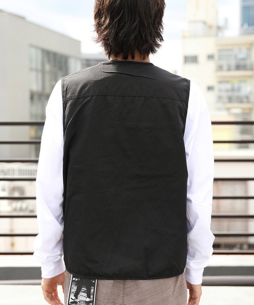 ８(eight)（エイト）の「WORLDLIVLET マルチポケットベスト（ベスト・メンズ・カーキ/ブラック・MEDIUM/X-LARGE/LARGE）」の19枚目の写真