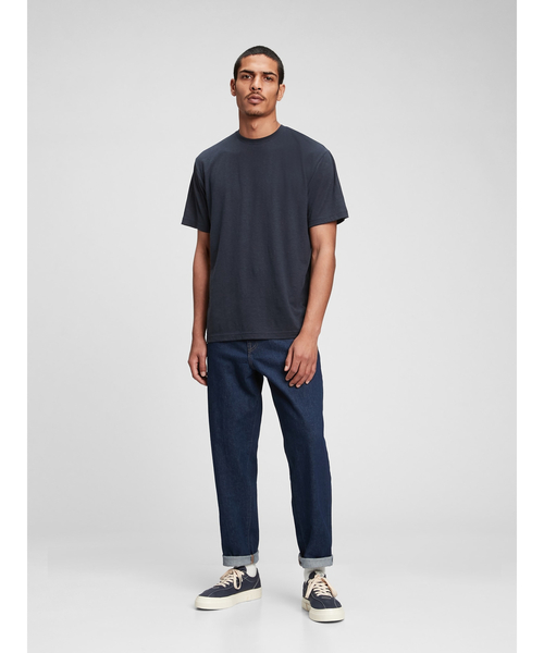GAP（ギャップ）の「Gapflex ウォッシュウェル(TM) リラックステーパードデニム（デニムパンツ・メンズ・インディゴブルー・32W 30L/30W 30L/31W 30L/28W 30L/29W 30L/32W 32L/33W 32L/36W 32L/34W 32L/31W 32L）」の6枚目の写真