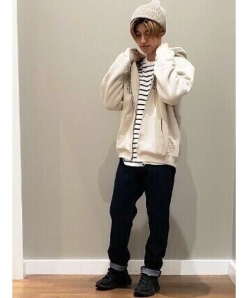 GAP（ギャップ）の「Gapflex ウォッシュウェル(TM) リラックステーパードデニム（デニムパンツ・メンズ・インディゴブルー・32W 30L/30W 30L/31W 30L/28W 30L/29W 30L/32W 32L/33W 32L/36W 32L/34W 32L/31W 32L）」の12枚目の写真