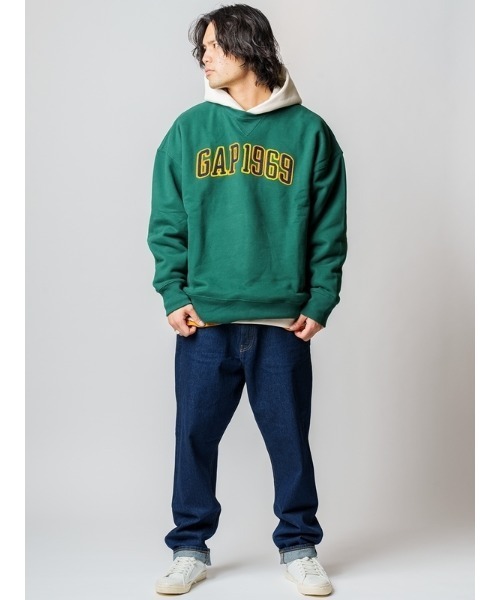 GAP（ギャップ）の「Gapflex ウォッシュウェル(TM) リラックステーパードデニム（デニムパンツ・メンズ・インディゴブルー・32W 30L/30W 30L/31W 30L/28W 30L/29W 30L/32W 32L/33W 32L/36W 32L/34W 32L/31W 32L）」の10枚目の写真