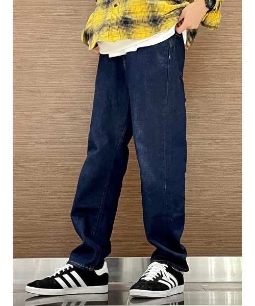 GAP（ギャップ）の「Gapflex ウォッシュウェル(TM) リラックステーパードデニム（デニムパンツ・メンズ・インディゴブルー・32W 30L/30W 30L/31W 30L/28W 30L/29W 30L/32W 32L/33W 32L/36W 32L/34W 32L/31W 32L）」の15枚目の写真