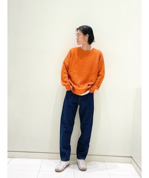 GAP（ギャップ）の「Gapflex ウォッシュウェル(TM) リラックステーパードデニム（デニムパンツ・メンズ・インディゴブルー・32W 30L/30W 30L/31W 30L/28W 30L/29W 30L/32W 32L/33W 32L/36W 32L/34W 32L/31W 32L）」の21枚目の写真