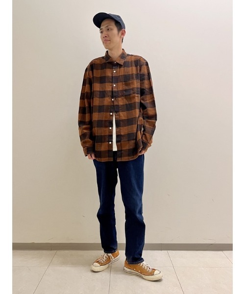 GAP（ギャップ）の「Gapflex ウォッシュウェル(TM) リラックステーパードデニム（デニムパンツ・メンズ・インディゴブルー・32W 30L/30W 30L/31W 30L/28W 30L/29W 30L/32W 32L/33W 32L/36W 32L/34W 32L/31W 32L）」の22枚目の写真