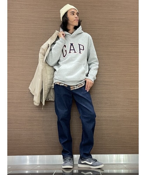 GAP（ギャップ）の「Gapflex ウォッシュウェル(TM) リラックステーパードデニム（デニムパンツ・メンズ・インディゴブルー・32W 30L/30W 30L/31W 30L/28W 30L/29W 30L/32W 32L/33W 32L/36W 32L/34W 32L/31W 32L）」の19枚目の写真