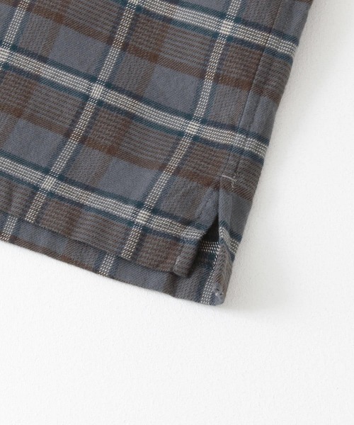 FORK&SPOON(フォークアンドスプーン)の「FORK&SPOON フライフロントネルシャツ(シャツ/ブラウス・メンズ・チャコールグレー/ホワイト系その他/グレー系その他・4/5)」の6枚目の写真