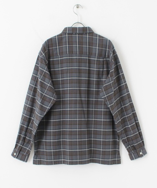 FORK&SPOON(フォークアンドスプーン)の「FORK&SPOON フライフロントネルシャツ(シャツ/ブラウス・メンズ・チャコールグレー/ホワイト系その他/グレー系その他・4/5)」の15枚目の写真