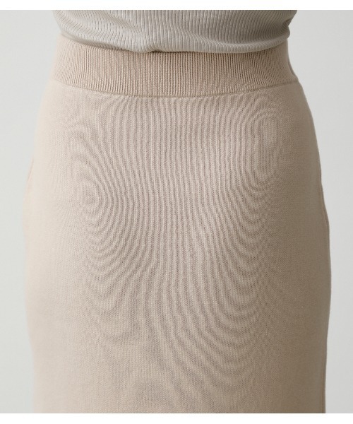 AZUL by moussy（アズールバイマウジー）の「SWEATTER BUTTON TIGHT SKIRT/セーターボタンタイトスカート（スカート・レディース・ライトグリーン/ライトベージュ/ブラック・MEDIUM/SMALL）」の16枚目の写真
