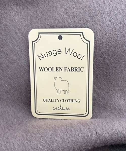 archives（アルシーヴ）の「ノーカラーコート（ノーカラーコート・レディース・アイボリー/ブラック/グレイッシュベージュ/グリーン・MEDIUM）」の21枚目の写真