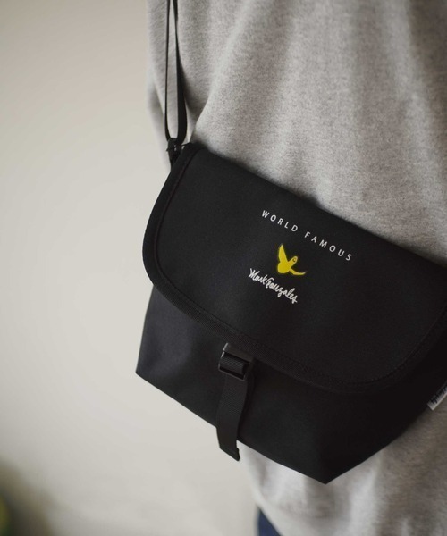 Mark Gonzales（マーク・ゴンザレス）の「【Mark Gonzales】エンジェル ショルダーバッグ（ショルダーバッグ・メンズ・ブラック/ブラック×ホワイト/ベージュ・FREE）」の2枚目の写真