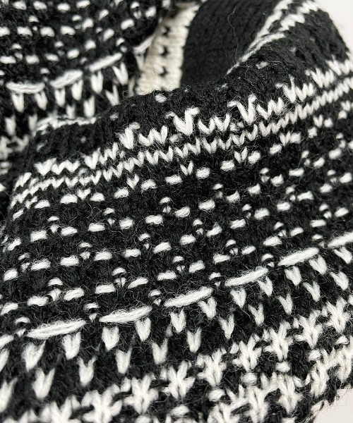 PICCIN（ピッチン）の「【WEB限定】ジャガードボーダーカーディガン（カーディガン/ボレロ・レディース・ブラウン/ブラック・L/M）」の6枚目の写真