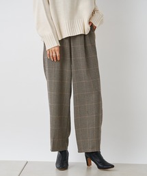 prose verse | 先染めチェックセンタープレスパンツ(スラックス)