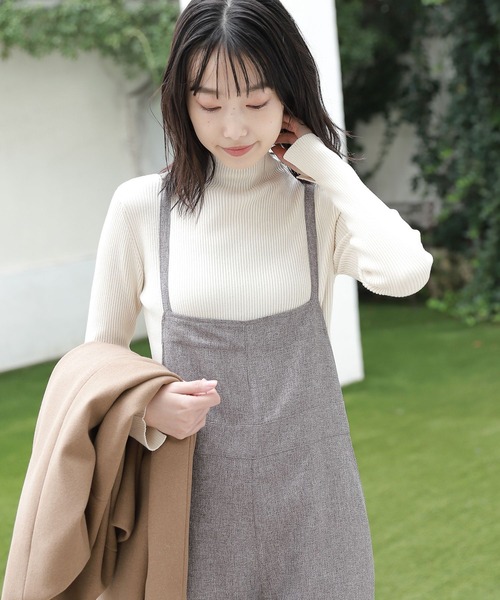 LAKOLE（ラコレ）の「12Gリブモックネックニット / 958979（ニット/セーター・レディース・ブラック/その他7/その他6/アイボリー/テラコッタ/ライトパープル・SMALL/MEDIUM）」の4枚目の写真