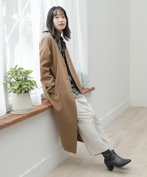 LAKOLE（ラコレ）の「12Gリブモックネックニット / 958979（ニット/セーター・レディース・ブラック/その他7/その他6/アイボリー/テラコッタ/ライトパープル・SMALL/MEDIUM）」の9枚目の写真