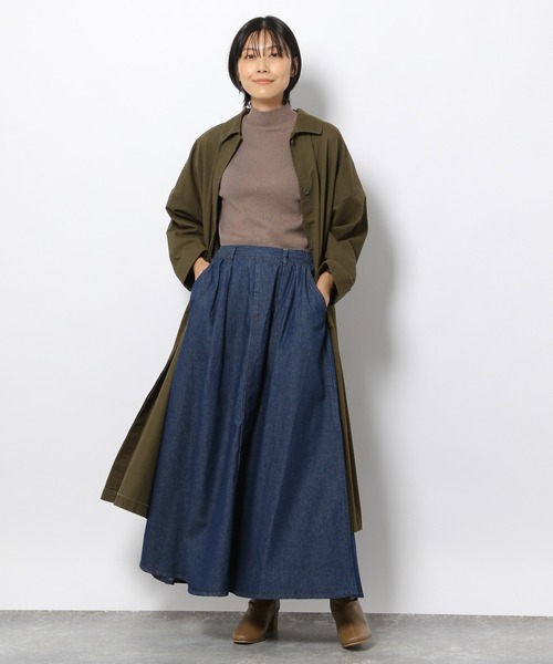 LAKOLE（ラコレ）の「12Gリブモックネックニット / 958979（ニット/セーター・レディース・ブラック/その他7/その他6/アイボリー/テラコッタ/ライトパープル・SMALL/MEDIUM）」の10枚目の写真