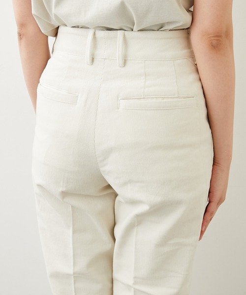 MARIEBELLE　JEAN（マリベルジーン）の「【MARIEBELLE JEAN】コーデュロイパンツ（スラックス・レディース・ベージュ/オフホワイト/パープル・23/24/25）」の12枚目の写真