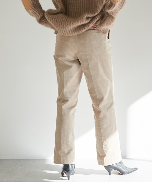 MARIEBELLE　JEAN（マリベルジーン）の「【MARIEBELLE JEAN】コーデュロイパンツ（スラックス・レディース・ベージュ/オフホワイト/パープル・23/24/25）」の19枚目の写真