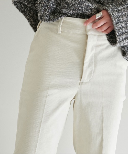 MARIEBELLE　JEAN（マリベルジーン）の「【MARIEBELLE JEAN】コーデュロイパンツ（スラックス・レディース・ベージュ/オフホワイト/パープル・23/24/25）」の20枚目の写真