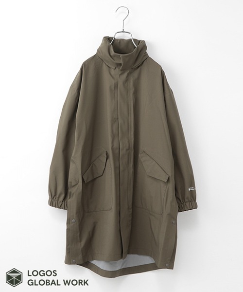 GLOBAL WORK（グローバルワーク）の「【キッズ】LOGOS＊GW ポンチョ/227952（ポンチョ・キッズ・カーキ/その他1・130cm/150cm）」の2枚目の写真