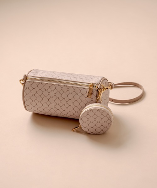 OLIVE des OLIVE（オリーブデオリーブ）の「ポーチ付バレルバッグ（ショルダーバッグ・レディース・ホワイト/ベージュ/オフホワイト・FREE）」の19枚目の写真