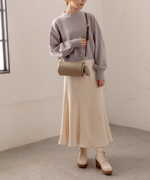 OLIVE des OLIVE（オリーブデオリーブ）の「ポーチ付バレルバッグ（ショルダーバッグ・レディース・ホワイト/ベージュ/オフホワイト・FREE）」の10枚目の写真