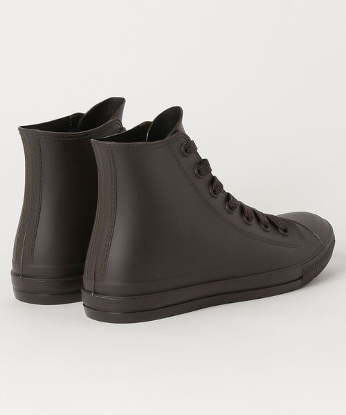 AAA+(サンエープラス)の「AAA+ / 防水スニーカー ハイカットレインスニーカー (3554)(レインシューズ・レディース・ブラック/ダークブラウン・S/M/L)」の4枚目の写真