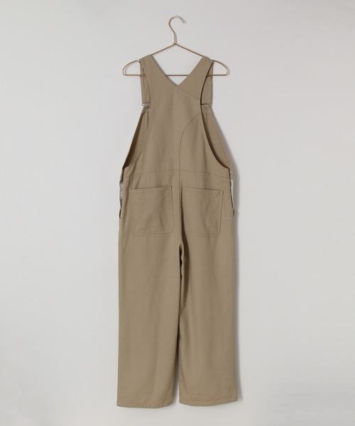 ROPE' PICNIC（ロペピクニック）の「【WEB限定】カツラギルーズオーバーオール（サロペット/オーバーオール・レディース・ブラック/ベージュ・38）」の3枚目の写真