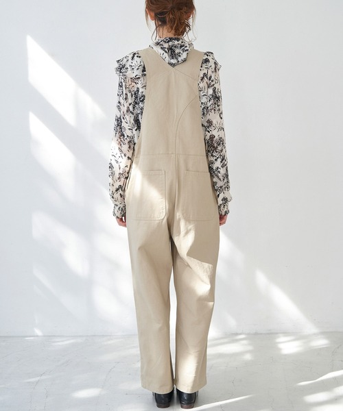 ROPE' PICNIC（ロペピクニック）の「【WEB限定】カツラギルーズオーバーオール（サロペット/オーバーオール・レディース・ブラック/ベージュ・38）」の22枚目の写真