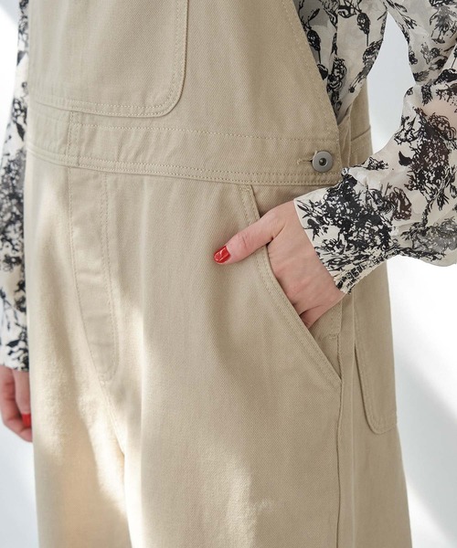 ROPE' PICNIC（ロペピクニック）の「【WEB限定】カツラギルーズオーバーオール（サロペット/オーバーオール・レディース・ブラック/ベージュ・38）」の19枚目の写真