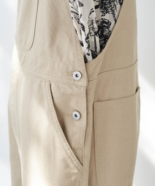 ROPE' PICNIC（ロペピクニック）の「【WEB限定】カツラギルーズオーバーオール（サロペット/オーバーオール・レディース・ブラック/ベージュ・38）」の18枚目の写真