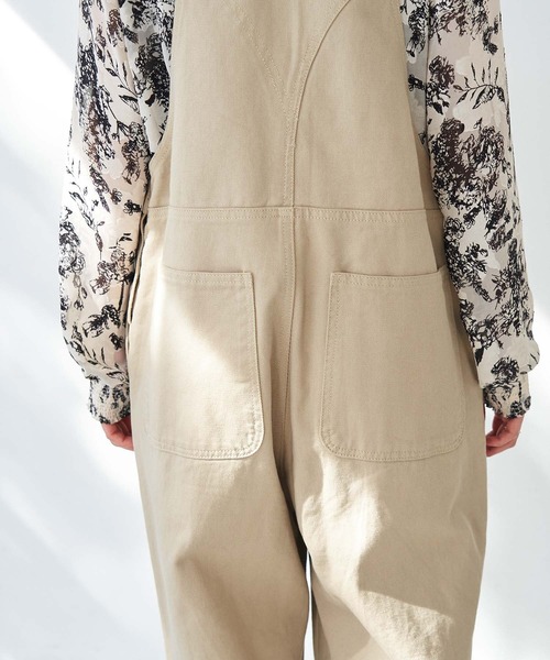 ROPE' PICNIC（ロペピクニック）の「【WEB限定】カツラギルーズオーバーオール（サロペット/オーバーオール・レディース・ブラック/ベージュ・38）」の17枚目の写真