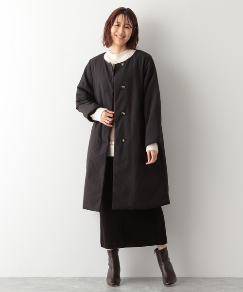 GLOBAL WORK（グローバルワーク）の「エアサーマル撥水コート/228792（その他アウター・レディース・オフホワイト/ダークグレー・MEDIUM/LARGE）」の17枚目の写真