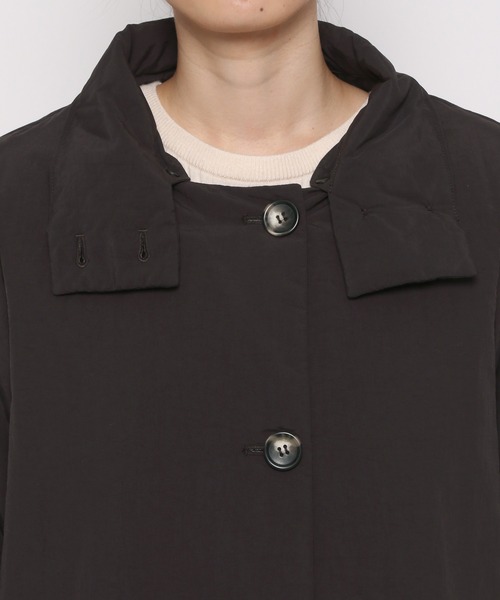 GLOBAL WORK（グローバルワーク）の「エアサーマル撥水コート/228792（その他アウター・レディース・オフホワイト/ダークグレー・MEDIUM/LARGE）」の14枚目の写真