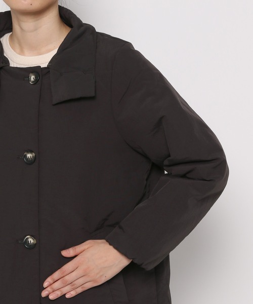 GLOBAL WORK（グローバルワーク）の「エアサーマル撥水コート/228792（その他アウター・レディース・オフホワイト/ダークグレー・MEDIUM/LARGE）」の4枚目の写真