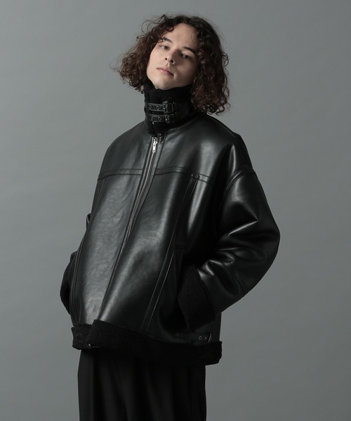 HARE（ハレ）の「フェイクレザーN3B(HARE)（ミリタリージャケット