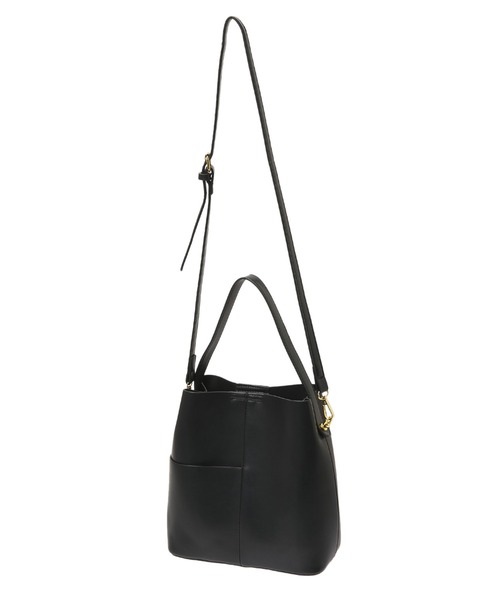 Edit Sheen(エディットシーン)の「ミドルバケットショルダーバッグ(ショルダーバッグ・レディース・ブラック/ベージュ/グリーン/モカ・FREE)」の18枚目の写真