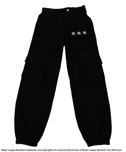 BACK TO THE FIELD(バック トゥー ザ フィールド)の「【MLB】ロゴカーゴパンツ(カーゴパンツ・レディース・オフホワイト/ブラック/カーキ・SMALL/MEDIUM)」の9枚目の写真