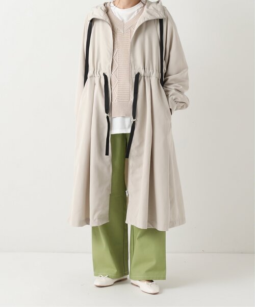 RAY CASSIN（レイカズン）の「ボリュームマンパーコート（マウンテンパーカー・レディース・カーキ/グレイッシュベージュ/キナリ・FREE）」の2枚目の写真