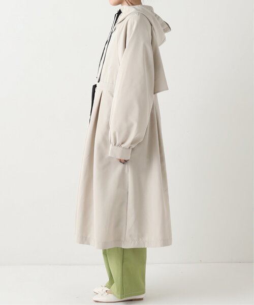 RAY CASSIN（レイカズン）の「ボリュームマンパーコート（マウンテンパーカー・レディース・カーキ/グレイッシュベージュ/キナリ・FREE）」の10枚目の写真