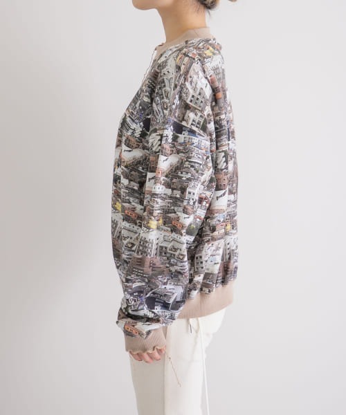 トップス kotohayokozawa print sweat kotohayokozawa print sweat コトハヨコザワ スウェット