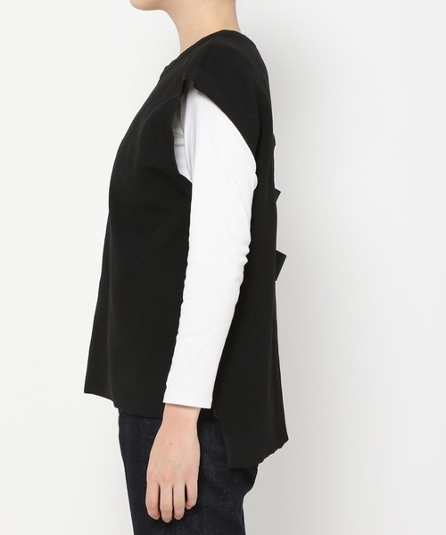 PAGEBOY（ページボーイ）の「バックオープンベスト（ベスト・レディース・ベージュ系その他/オフホワイト/ブラック・FREE）」の15枚目の写真