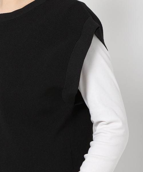 PAGEBOY（ページボーイ）の「バックオープンベスト（ベスト・レディース・ベージュ系その他/オフホワイト/ブラック・FREE）」の18枚目の写真