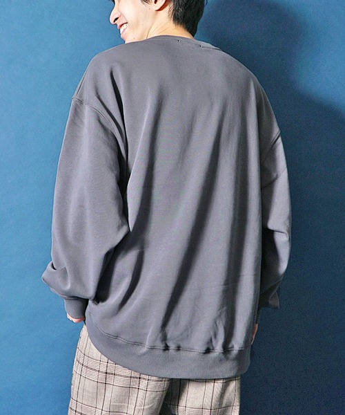 JOKER（ジョーカー）の「カレッジプリントスウェットトレーナー メンズ スウェット 春服（スウェット・メンズ・チャコールグレー/ブラック/ネイビー/オフホワイト/ホワイト系その他/ブラック系その他/グレー系その他/ブルー系その他・M/L）」の21枚目の写真